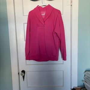 Vermont Country Store Women’s Pink Sweatshirt Size L